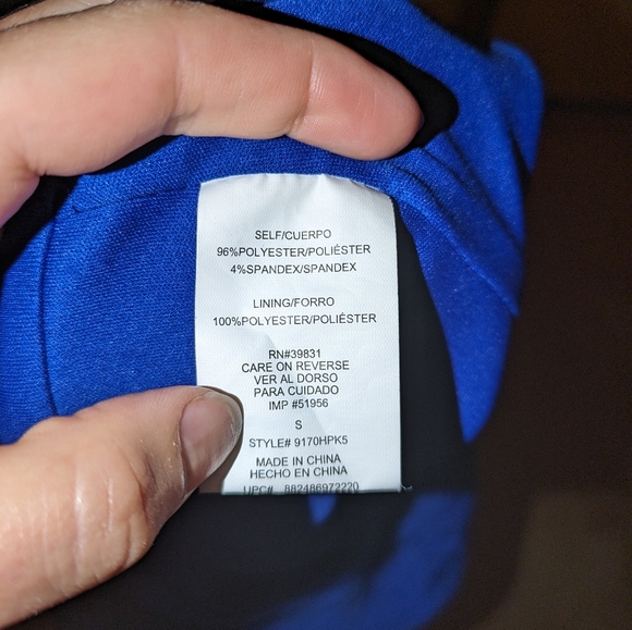Blue dress amazing beading size s - Picture 10 of 12